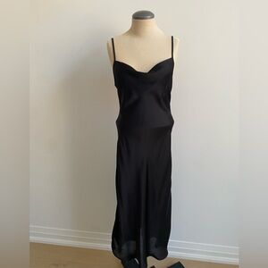 Elegant Black Slip Dress